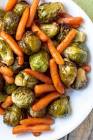brussels sprouts and baby carrots