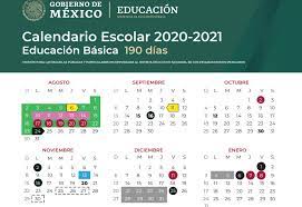 Descargue un calendario año 2021 para imprimir gratis o plantilla calendario anual gratis para microsoft excel®. Calendario Escolar Ciclo 2020 2021 Sep Descargalo En Pdf
