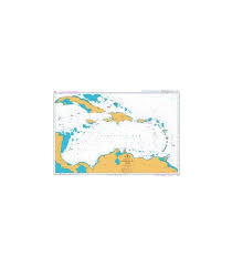 British Admiralty Nautical Chart 4402 Caribbean Sea