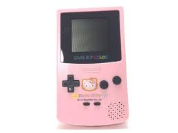 Game Boy Color Hello Kitty Special Box Light Pink With Logo Game Boy Color