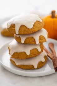 iced pumpkin cookies my baking addiction
