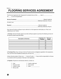 free flooring contract template pdf