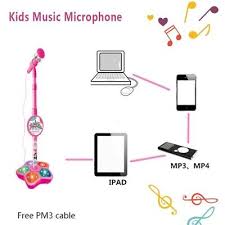 kids microphone with stand karaoke song