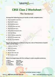 English syallabus of class 2,with worksheet.i hope ye video aapke bacho ki study me helpful hogi. Ncert Cbse Class 2 English Worksheet Lessons The Sentence