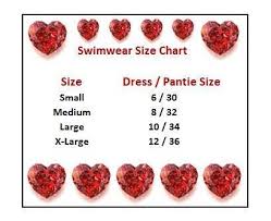 Size Chart Sold By Lush Wear On Storenvy