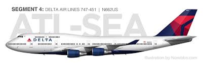 delta air lines 747 400 business cl