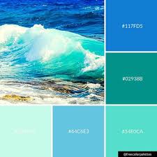 Ocean Blue And Aqua Color Palette