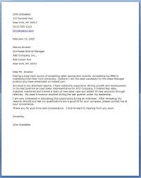 Sales Manager Cover Letters Cover Letter For Resume