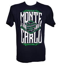 Men T Shirt Monte Carlo Harley Style Navy