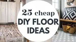 25 diy flooring ideas that will