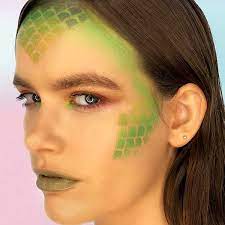 mermaid scales makeup stencil stencil 1