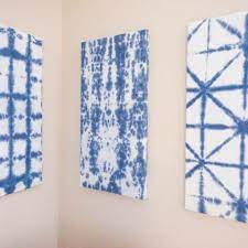 Easy Tie Dye Wall Art With 4 Shibori