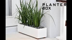 Each box not only displays the fruits of your labor, but it breathes life into your home's exterior. Modern Planter Box Diy Build Youtube