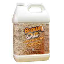 brown out carpet neutralizer
