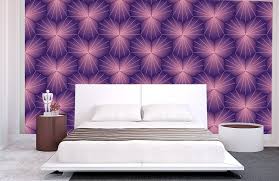 Purple Flowers Wall Murals Decoshaker