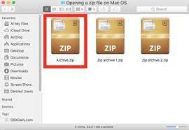 how to zip and unzip files on mac for free