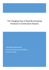 the changing face of quany surveying