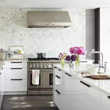 Properly sealed, this material won't stain, absorbs heat, and gives your kitchen a beautiful and sophisticated finish. Tile Kitchen Backsplash Houzz