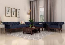 swanson fabric sofa set indigo ink
