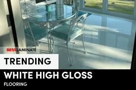 trending now white high gloss flooring