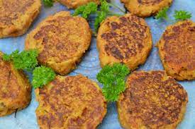 vegetable fritters from leftover cooked