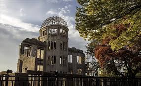 The hiroshima peace memorial park is located atop the busy commercial district obliterated by the atomic blast and contains monuments dedicated to the thousands killed in the explosions. Hiroshima Day 75th Anniversary Images Quotes And Know About It