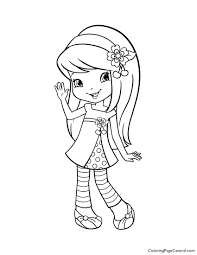 Cherry jam coloring page from strawberry shortcake category. Cherry Jam 02 Coloring Page Coloring Page Central