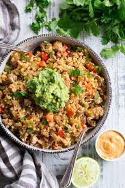 mexican cauliflower fried rice paleo