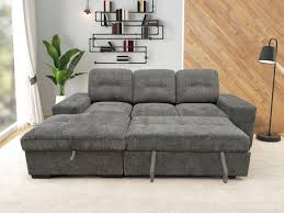kevin sectional with pull out bed new