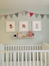 Duck Egg Blue Nursery With Bright Pink