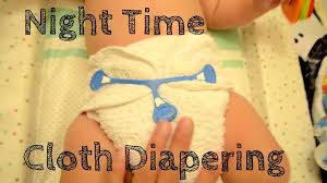 nighttime cloth diaper nappy routine