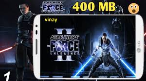 400 mb star wars the force unleashed