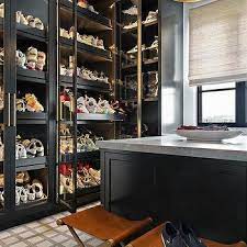 Glass Shoe Shelves Design Ideas