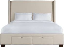 magnolia queen upholstered storage bed