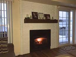 White Brick Fireplace Diy Build With