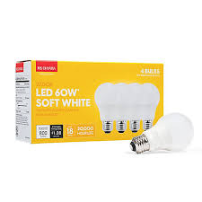 Put all of your kasa smart light bulbs into a single group and dim them all at once for the perfect ambiance. Iris Usa A19 Led Light Bulb Soft White 4 Pack 2700k 60w 399942 At Tractor Supply Co
