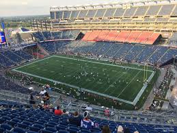 Gillette Stadium Section 326 New England Patriots
