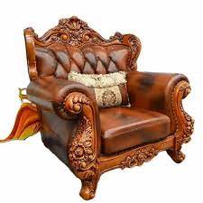 5 Seater Wooden Royal Carving Sofa Set