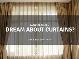dream of curtains covering