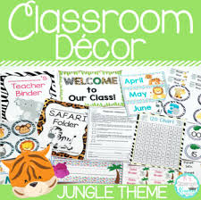 Jungle Classroom Decor