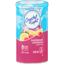 Amazon Com Crystal Light Raspberry Lemonade Drink Mix 16 Pitcher Packets 4 Canisters Of 4 Packaging May Vary Powdered Soft Drink Mixes Grocery Gourmet Food