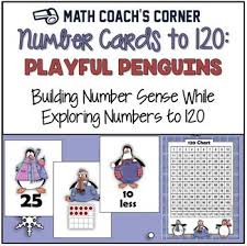 Common Core Number Cards To 120 Playful Penguins W Activities