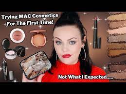 trying new mac cosmetics makeup
