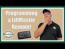 how to program a liftmaster remote