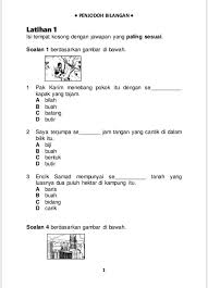 Soalan bahasa melayu tahun 3 ujian 1 bulan mac 2017 via www.sistemguruonline.my. Latihan Bahasa Melayu Tahun 2 Penjodoh Bilangan