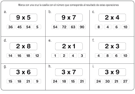 Resultado de imagen de problemas sencillos de multiplicacion para 2 grado primaria
