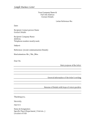 35 formal business letter format