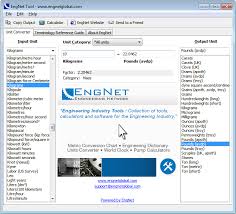 Engnet Tools Unit Converter Unit Conversion Application