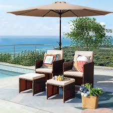 wicker outdoor patio furniture set