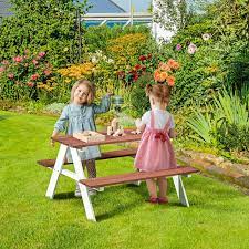 Outsunny Kids Picnic Table And Chair